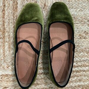 Madewell velvet sandals